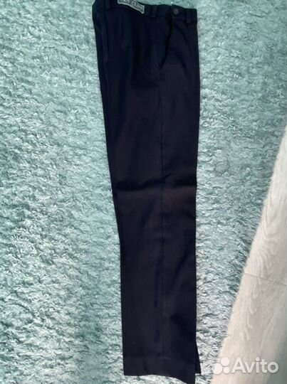 Костюм (пиджак + брюки+брюки+брюки) синий 122 рост