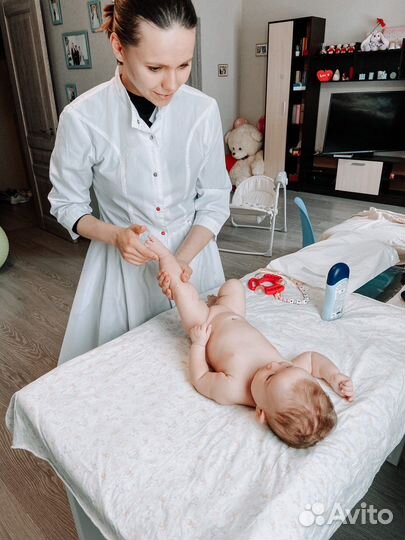 Детский массаж и лфк, выезд на дом