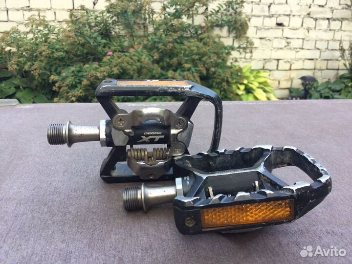Педали контактные Shimano XT PD-T780 гибридные