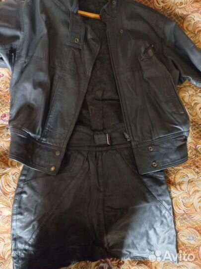 Костюм кожаный