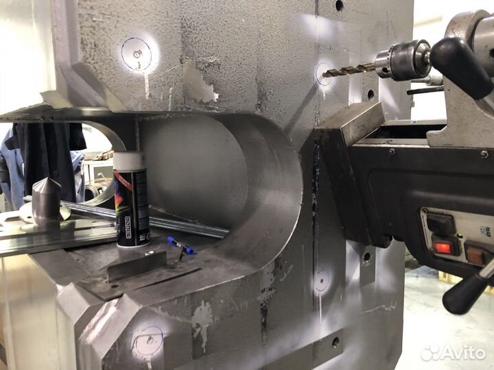 Сверление отвестий магнитным станком, аренда