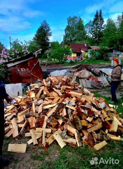 Дрова Ольха от 1 куба с доставкой в Выборге любого