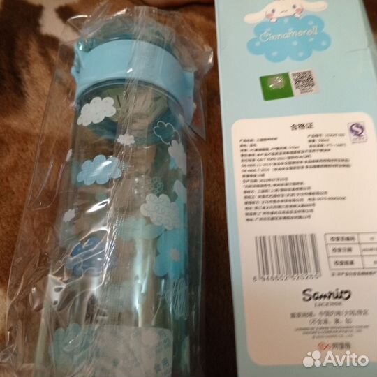 Бутылочка kuromi chinnamorrol 550ml