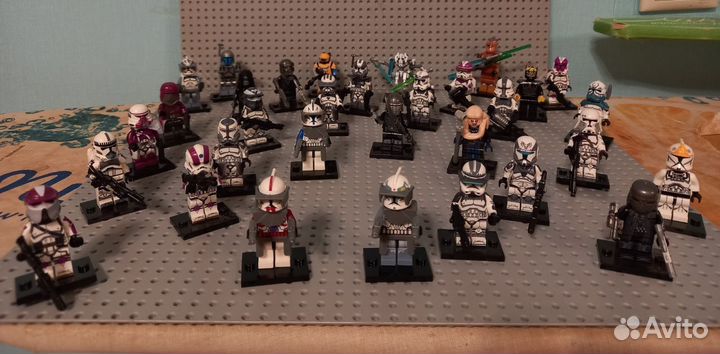 34 минифигурки Звёздные Войны для Константина