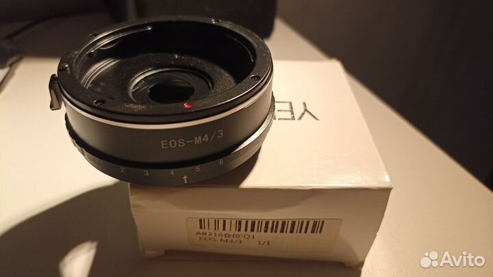 Переходное кольцо адаптер yehon EOS-M4/3