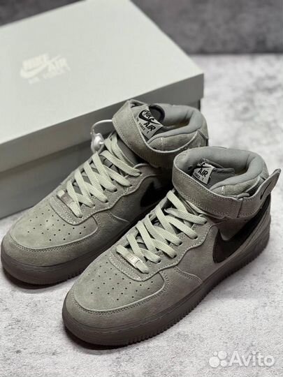 Кроссовки Nike Air Force 1 High зимние (Арт.93672)