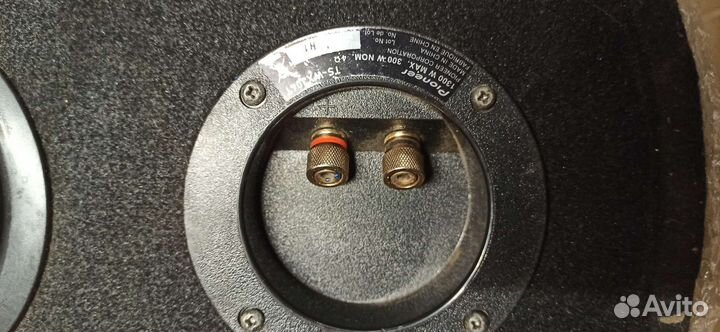 Сабвуфер pioneer 1300 + усилитель