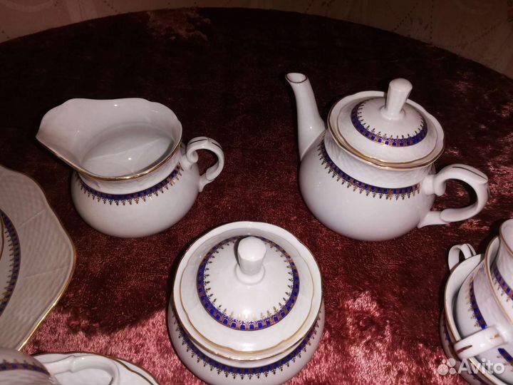 Сервиз чайный Thun, чехословакия, 6 персон