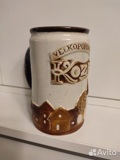 Пивная кружка керамика Козел