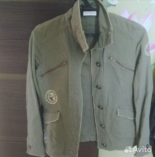 Куртка пиджак хаки