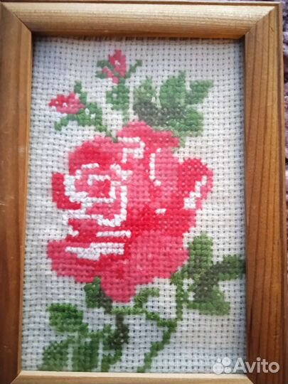 Вышивка крестом и бисером