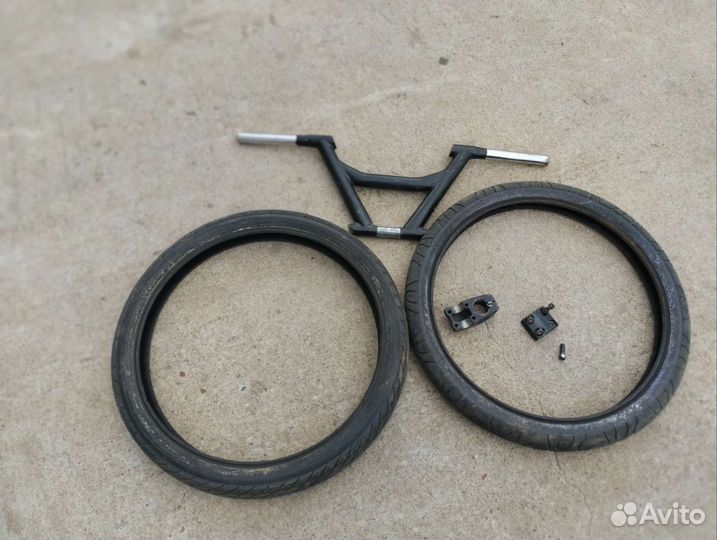 Детали руль крепление и шины