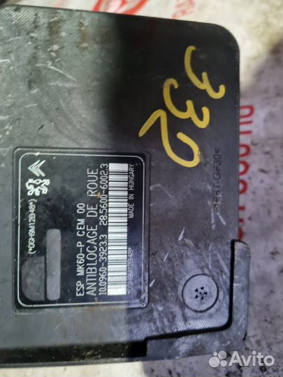 Блок abs Peugeot 207 универсал 1.6 EP6CD EUR 5