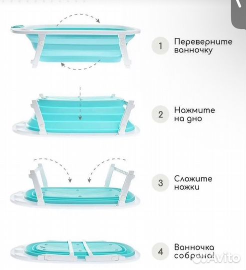 Складная ванночка