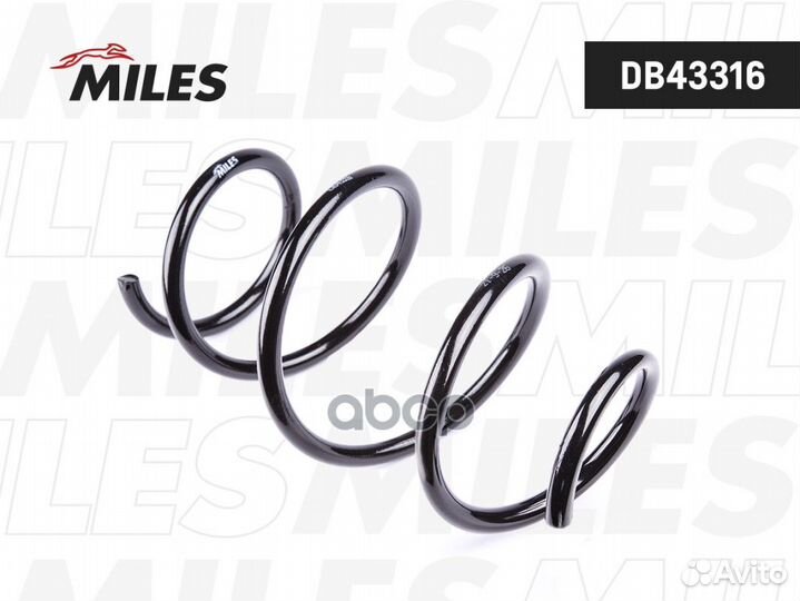 DB43316 Пружина подвески renault logan II/ sand