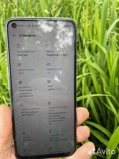 Oppo a96 6/128