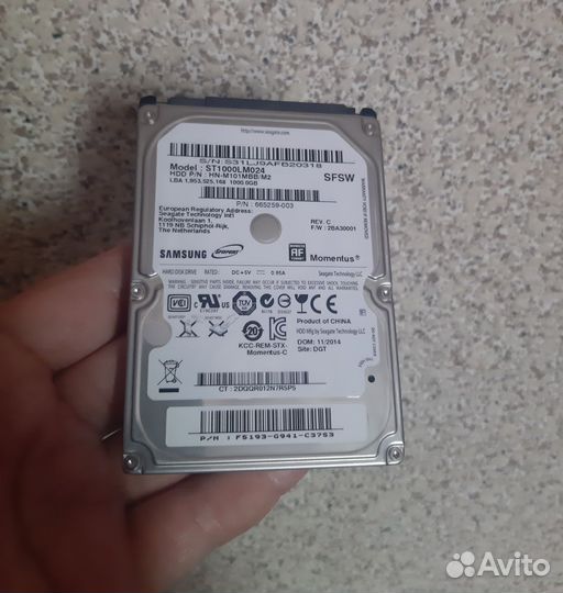 Жесткий диск Samsung 1TB