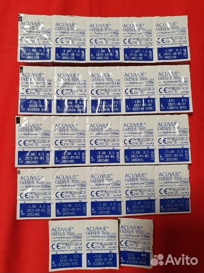 Линзы acuvue oasys 1-day
