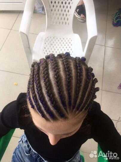 Плетение афрокосичек