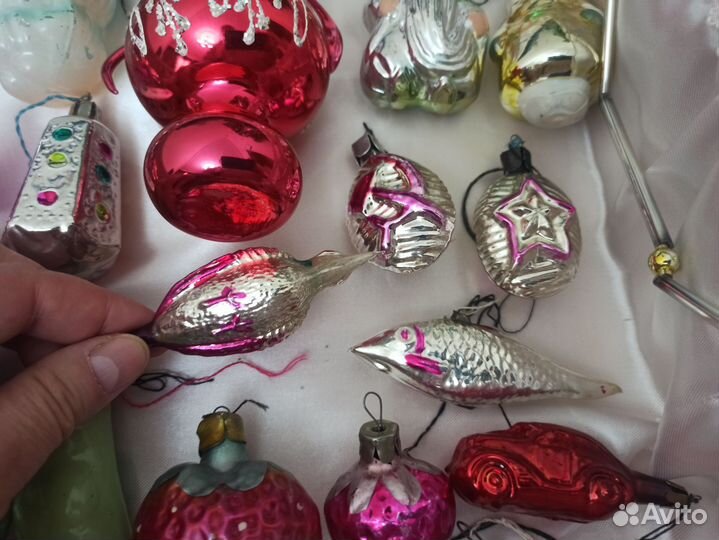 Елочные игрушки СССР каталог винтаж ретро стекло