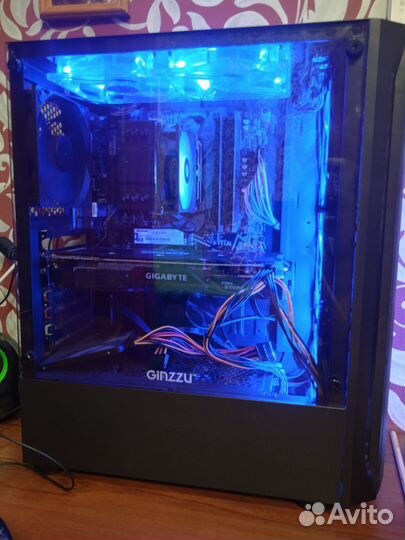 Игровой компьютер ryzen 5 5600g gtx 1070
