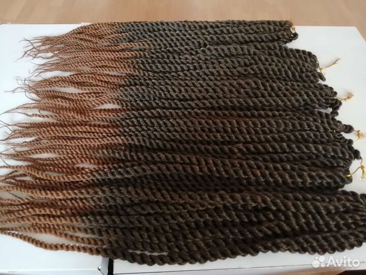 Канекалон, афрокосы, синегальские косы