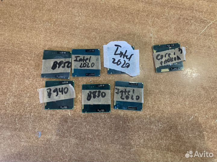 Процессоры ноутбучные