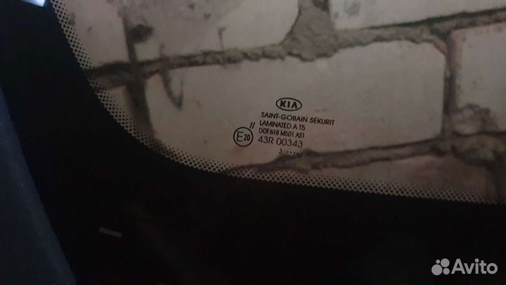 Лобовое стекло kia ceed jd оригинал