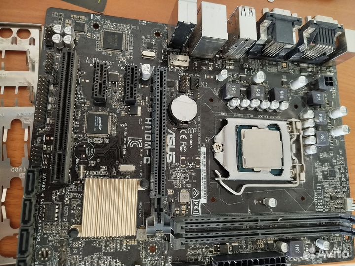 Материнская плата asus h110m-c