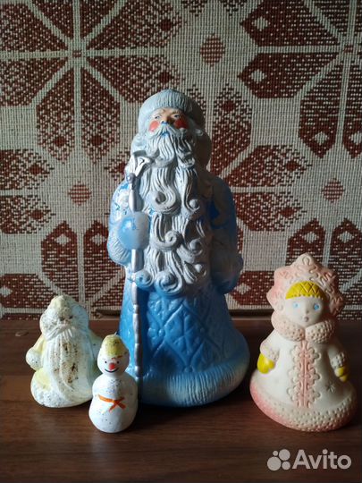 Дед Мороз ссср,снегурочка,снеговик