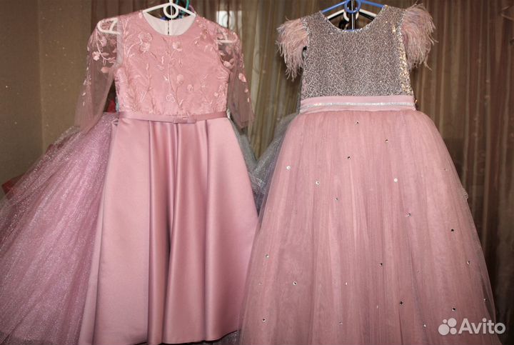 Нарядные платья для девочек в наличии
