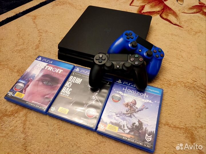 Sony PS4 Slim 1TB с Играми