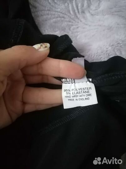 Черное платье с открытой спиной 44 46