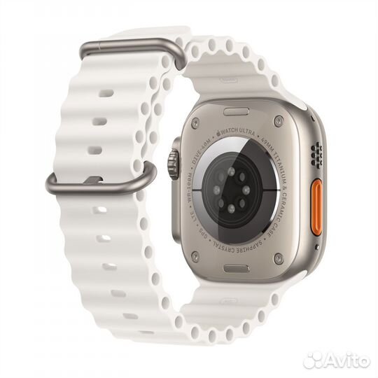 Apple Watch Ultra, ремешок Ocean белого цвета