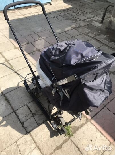 Детские санки коляска