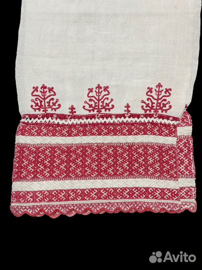 Старинное полотенце Рушник домотканый