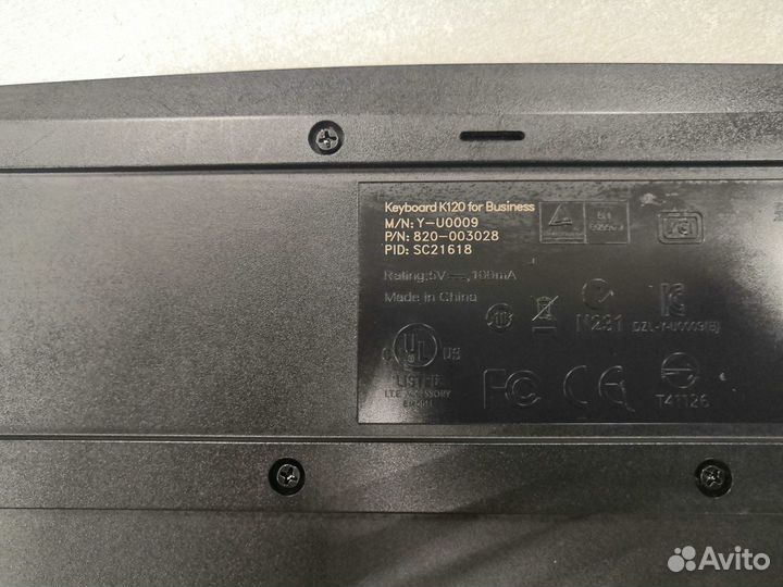 Клавиатура USB Logitech K120 Original Brand провод