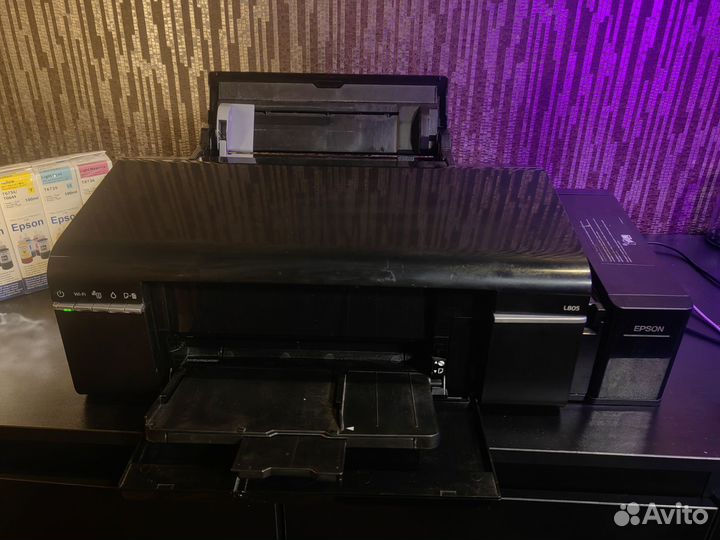 Цветной струйный принтер epson l805 снпч
