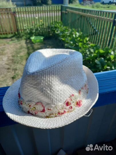 Шляпа панама с цветами Кипр на 3-5 лет