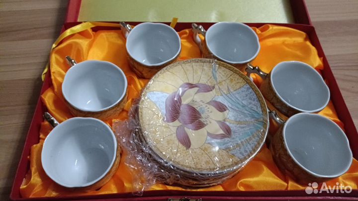 Кофейный сервиз фарфоровый Ямасен