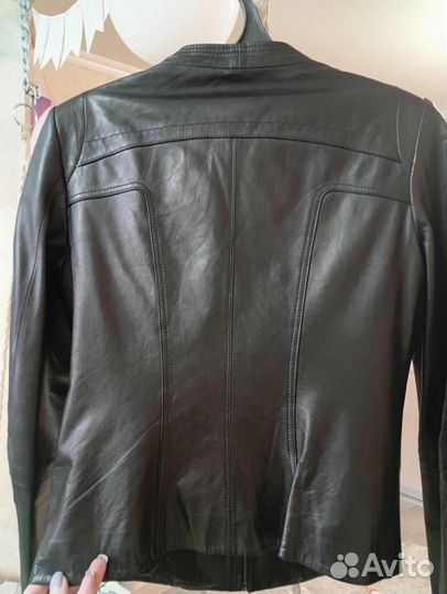Куртка кожаная женская