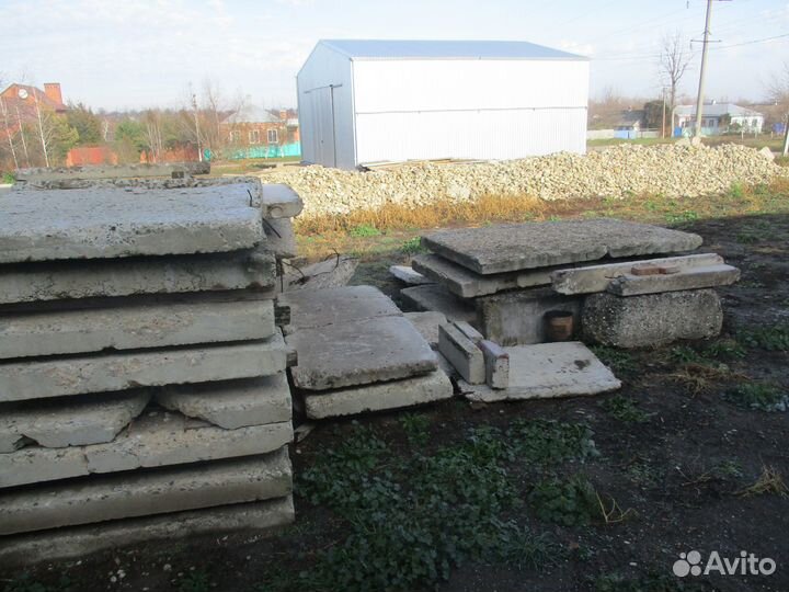 Плиты, фбс-блоки, крышки на забор, жби, бут, булыг