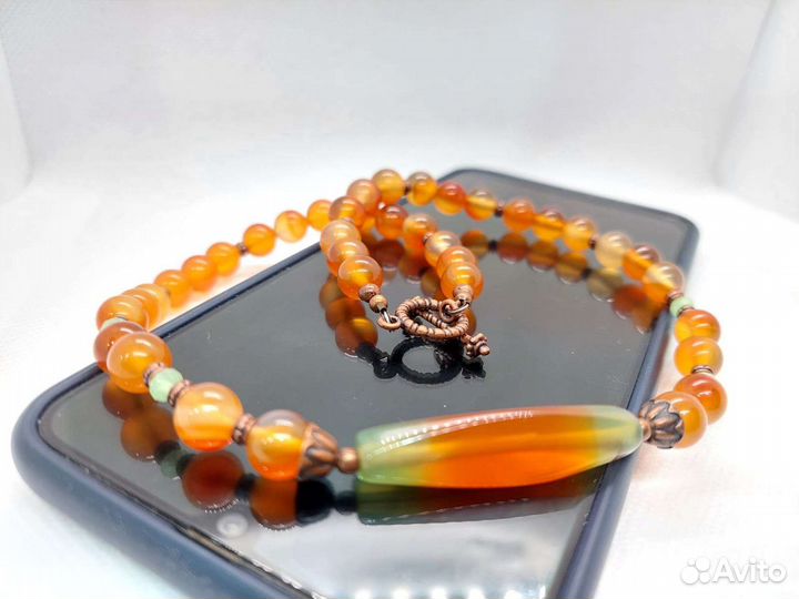 Чокер Сердолик