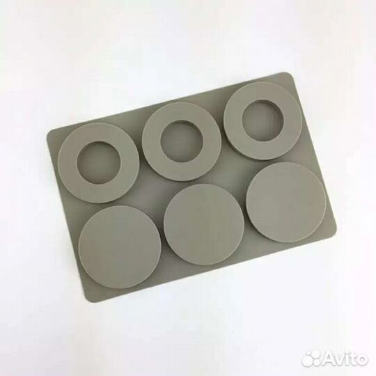 Круглая силиконовая форма для изготовления свечей