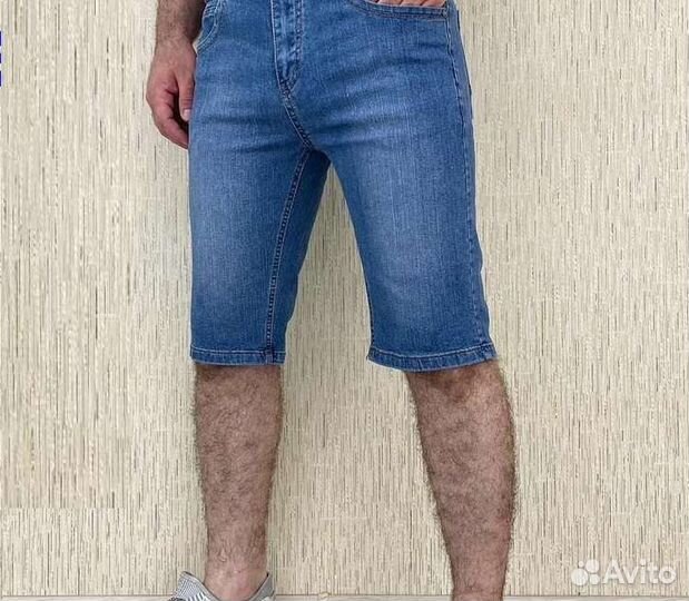 Бриджи шорты джинсовые