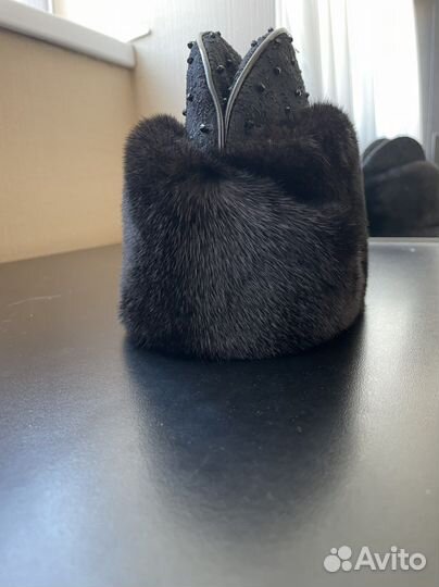 Шапка норковая женская