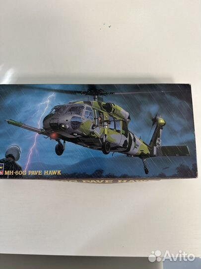 Сборная модель вертолета mh-60 1/72