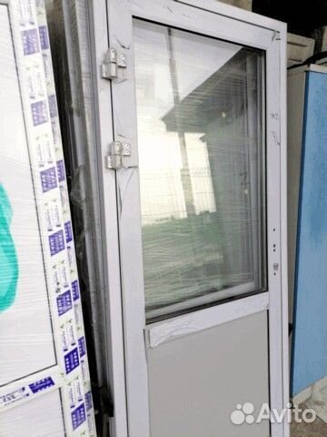 Двери 950х2100 мм алюминиевые входные