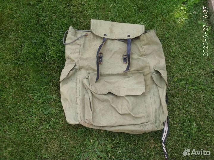 Рюкзак брезентовый походный СССР