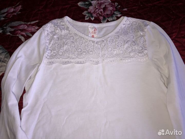 Блузки для девочек разные школьные